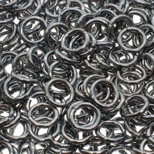 Jump Rings 5x1mm 170pcs   Black Plated for jewellery making