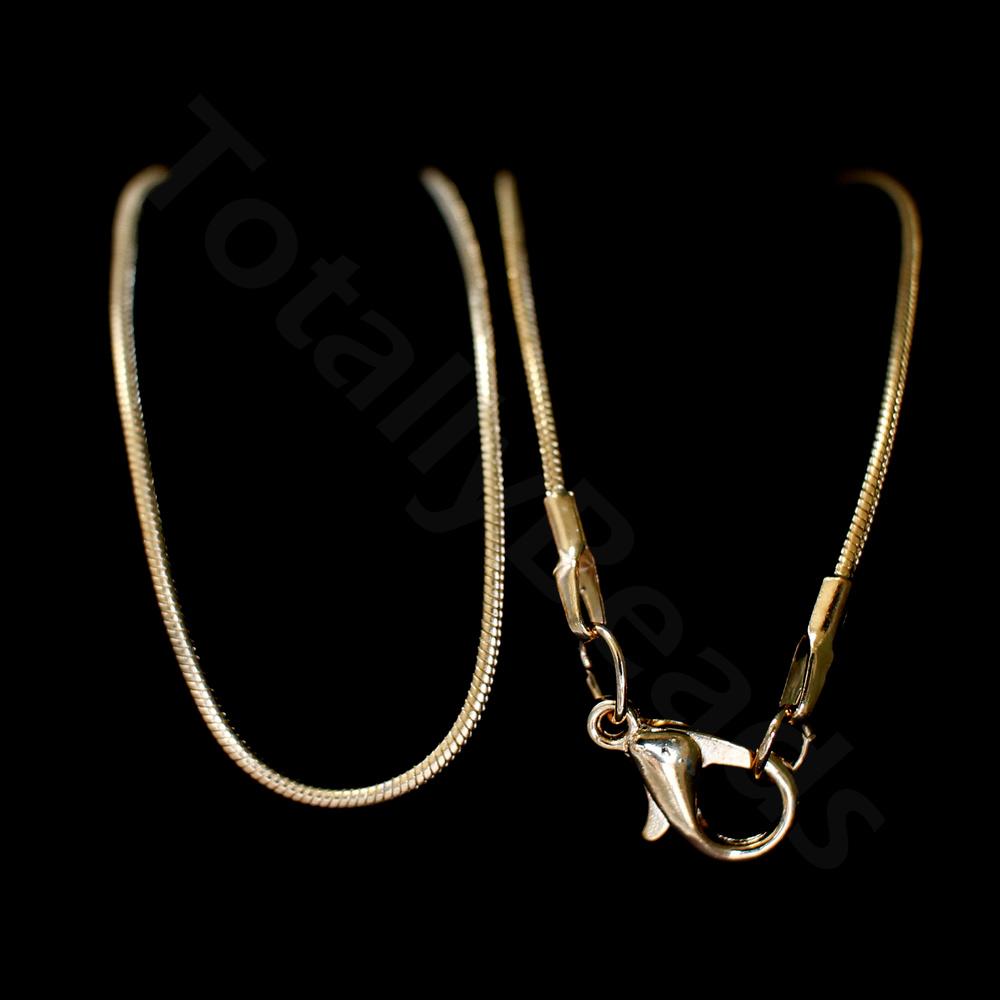 Necklace Chains Snake - Rose Gold Plated 50cm