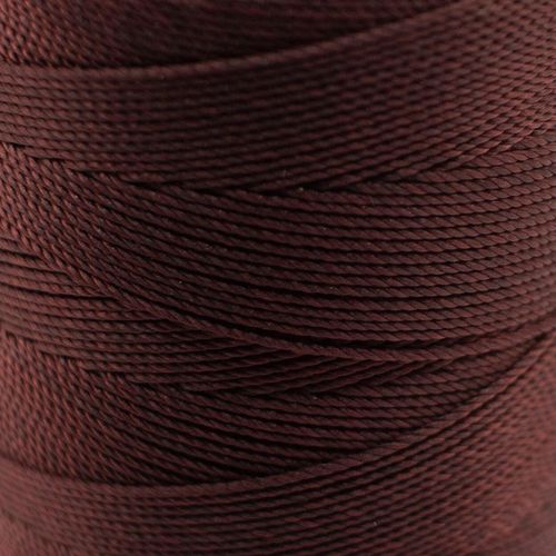 Micro Macrame Cord 12ply 0.4mm 5 metres   Brown for jewellery making