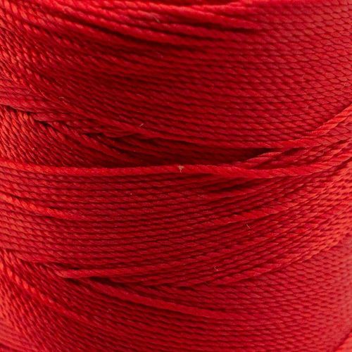 Micro Macrame Cord 12ply 0.4mm 5 metres   Red for jewellery making
