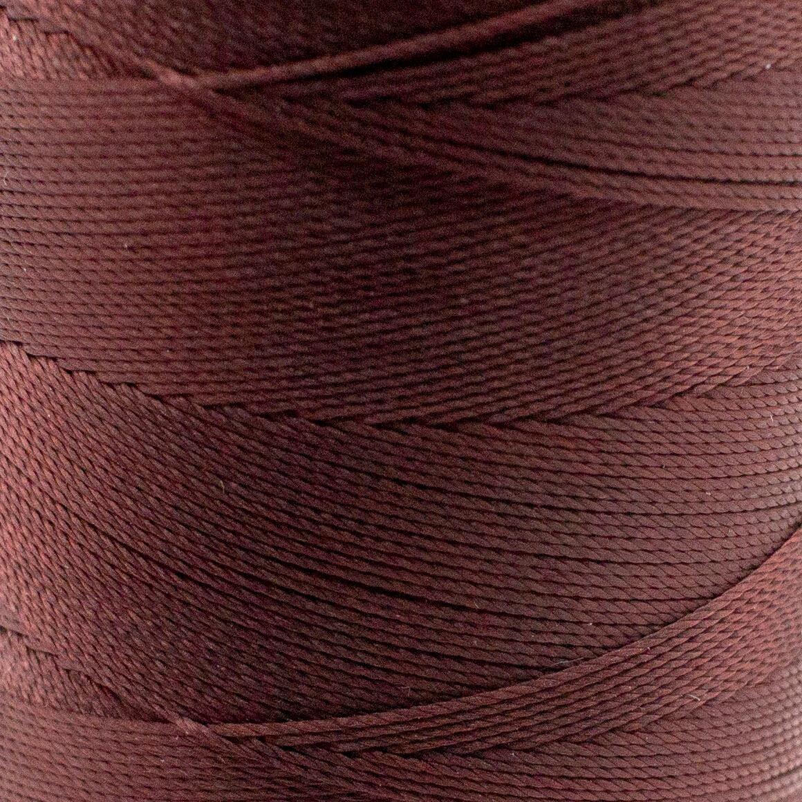 Micro Macrame Cord 6ply 0.2mm 9 metres   Brown for jewellery making