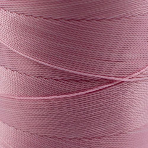 Micro Macrame Cord 6ply 0.2mm 9 metres   Pink for jewellery making