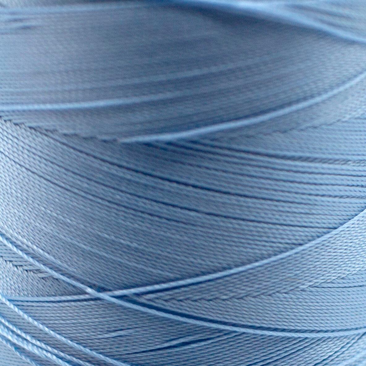 Micro Macrame Cord 3ply 0.1mm 15 metres   Baby Blue for jewellery making