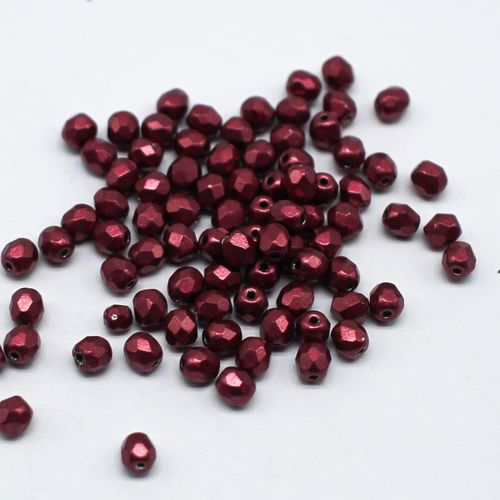 4mm Czech glass fire polished faceted beads suede gold lily pad — pack of 100, high-quality faceted beads perfect for jewelry making and…