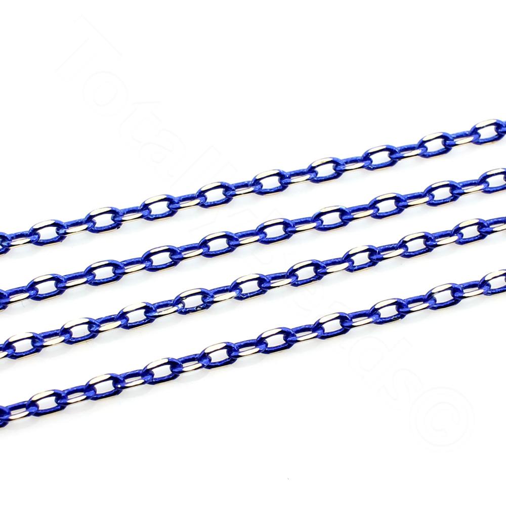 Coloured Jewellery Chain - Royal Blue