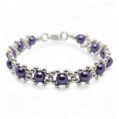 Noughts & Crosses Bracelets Makes 4   Wisteria for jewellery making