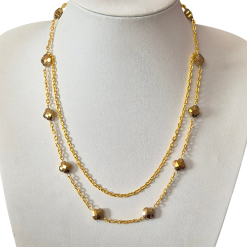 Sinead Clover Necklace x2   Gold for jewellery making