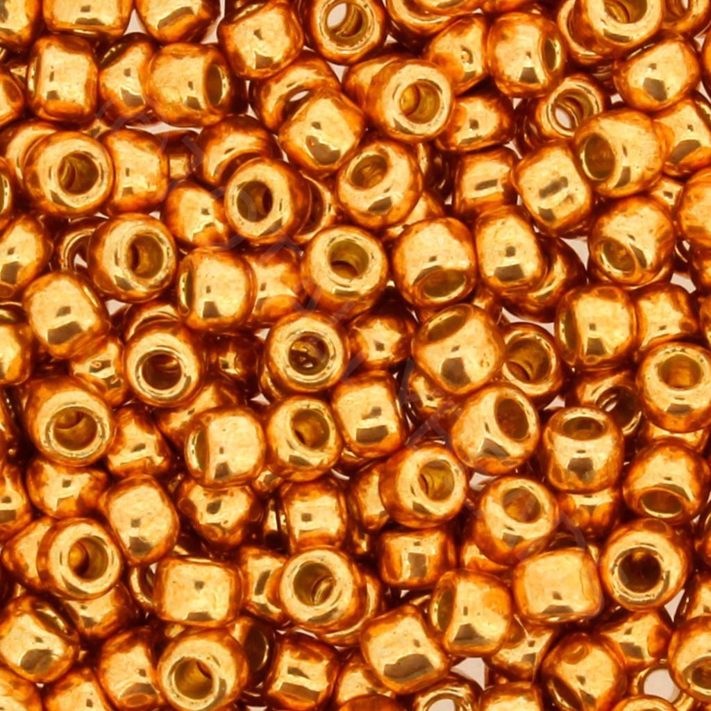 Toho Size 6 Seed Beads 10g - PF Gal Rose Gold