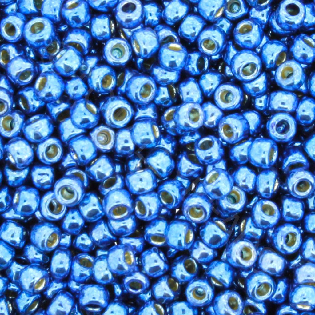 Toho Size 8 Seed Beads 10g - PF Gal Denim Blue