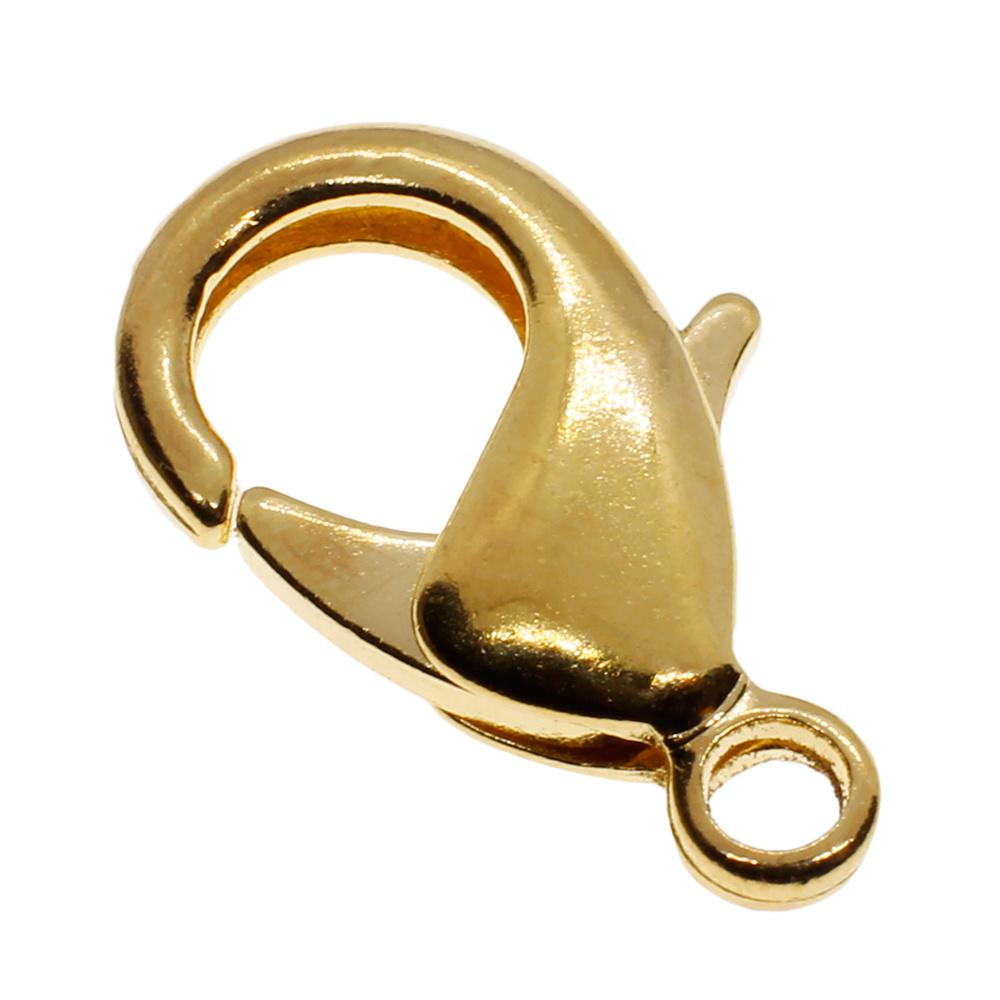 Lobster Clasp 23mm 4pcs - Gold Plated