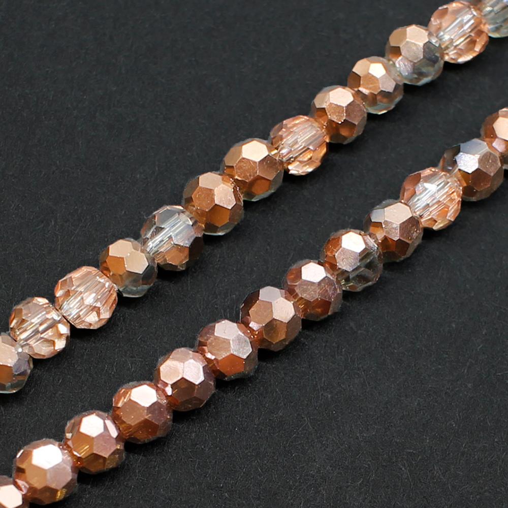 Crystal Round Beads  3mm - Apollo Gold
