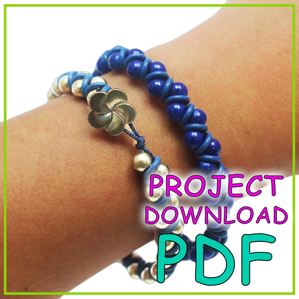 Using a Button clasp with Cords - Download Instructions