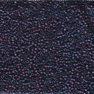 Miyuki Delica Beads Size 11 -  Matt Metallic Violet Gold Iris DB1054 5g