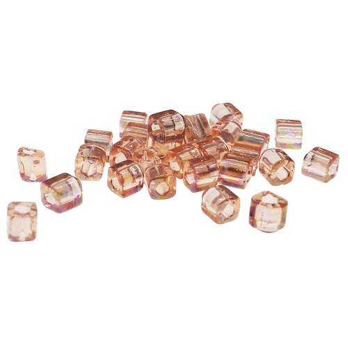 Toho Cubes 4mm 10g - T. Rainbow Rosaline