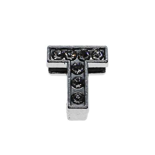 Slider Letter Bead - T