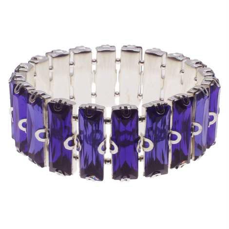 Rivoli Rectangle Bracelet Kit - Makes 3 Purple