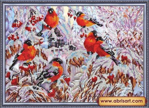 Bullfinches Embroidery Kit