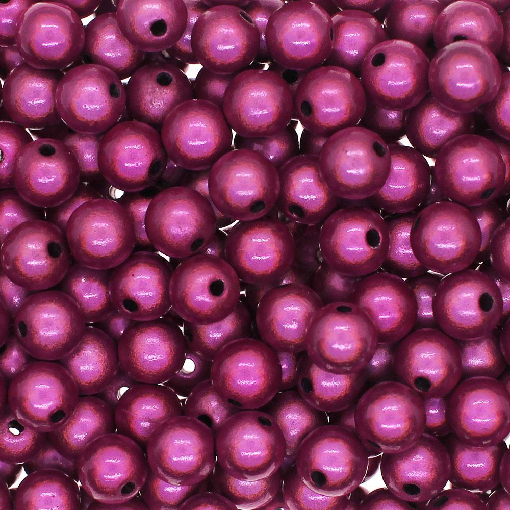 Miracle Beads - 8mm Round Fuchsia 50pcs