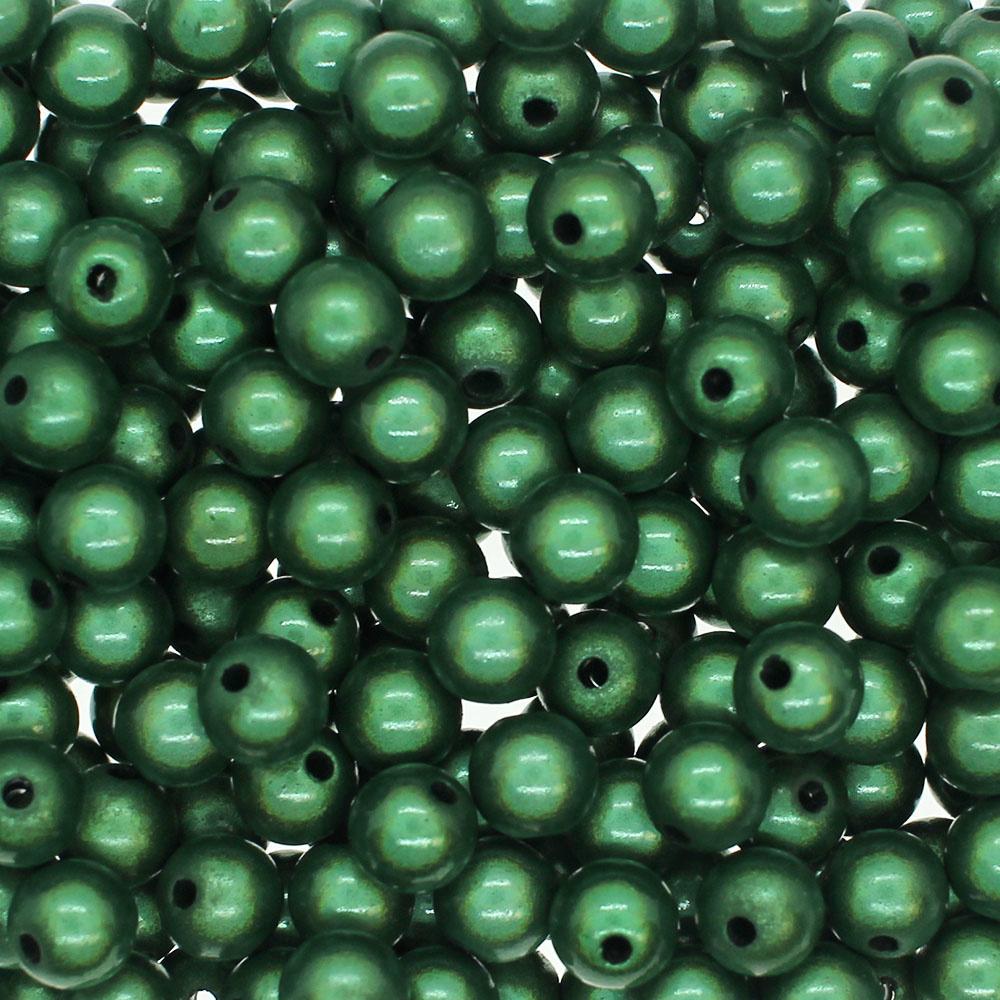 Miracle Beads - 8mm Round Green 50pcs