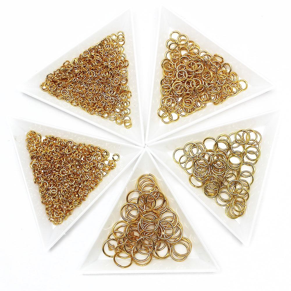 Jump Rings Variety Pack - Gold