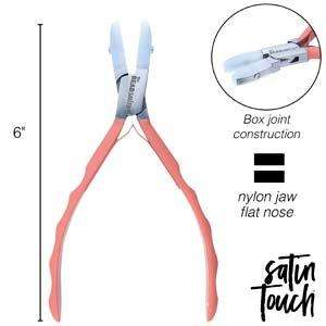 Satin Touch Nylon Flat Nose Pliers