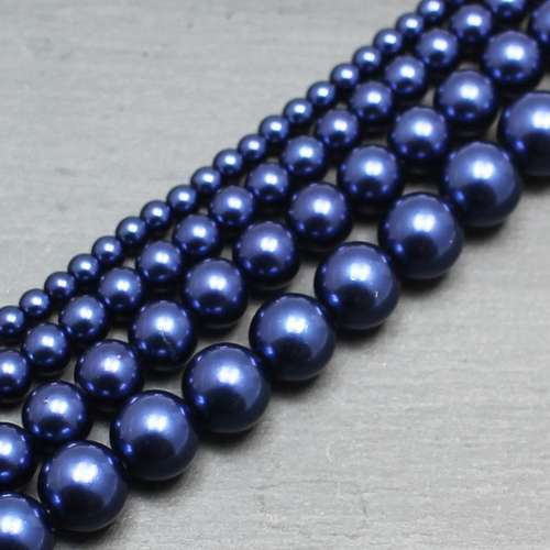 Knotted Pearl Pack cobalt jewelry making kit — DIY set with beads and instructions for creating handmade jewelry