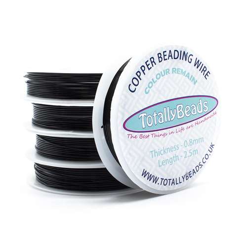 Copper Wire 0.8mm Black Colour (2m) CR