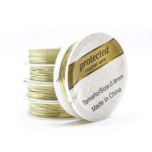 Copper Wire 0.8mm Light Gold (2m) CR