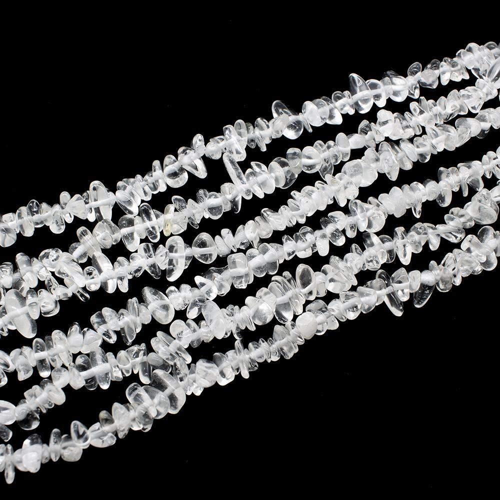 Gemstone Small Chips - Crystal 32" String