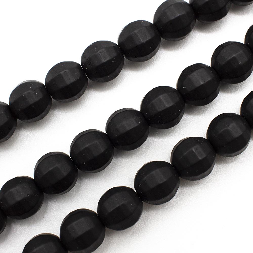 Synthetic Onyx Watermelon Round Beads 10mm
