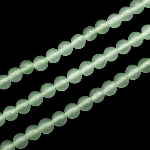Opal Light Green Translucent Round - 6mm