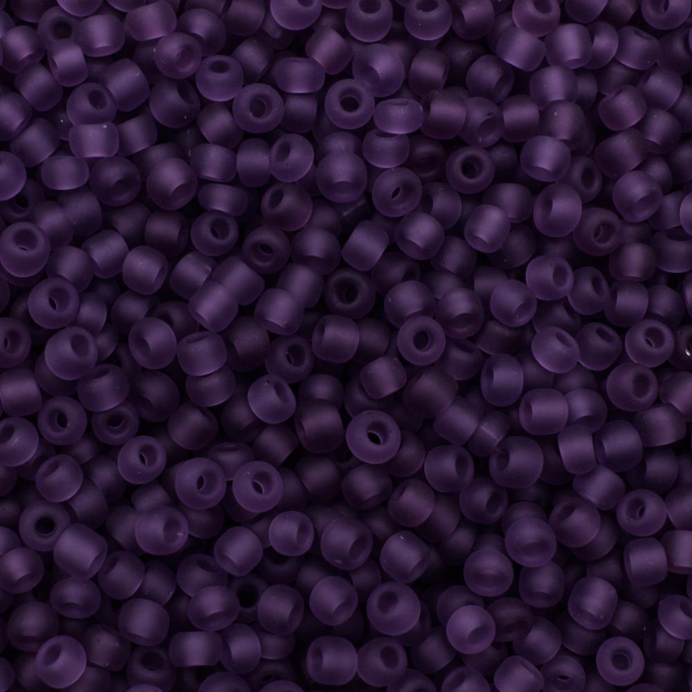 FGB Seed Bead Size 8 - Frosted Purple 50g