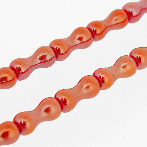 crystal beads pearl coral — faceted for jewelry making and beadwork