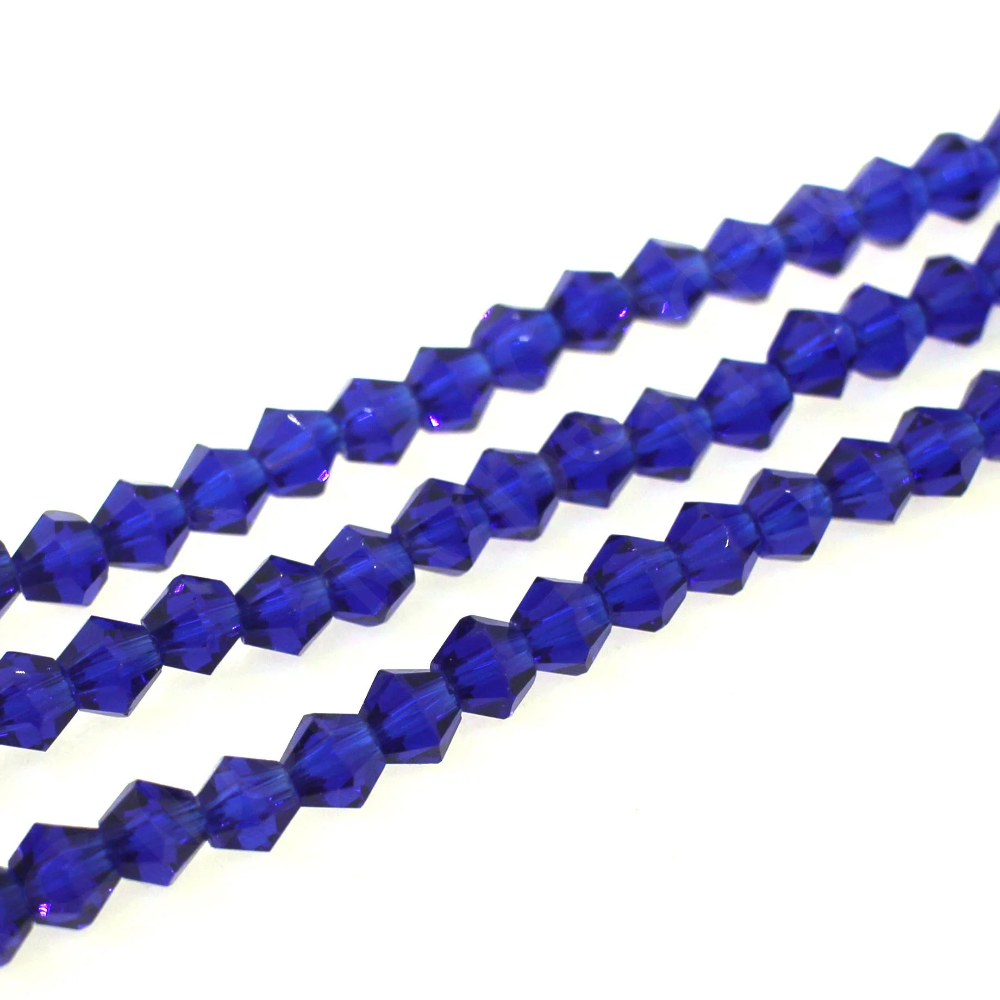 Value Crystal Bicone's - Royal Blue - 600 Beads