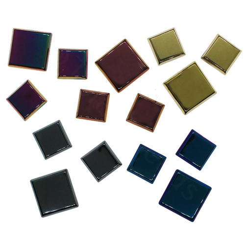 Assortment of Hematite Square Cabochon's - CLEARANCE Mix