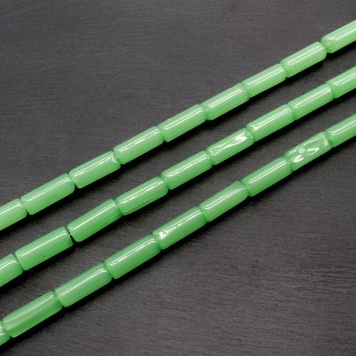 Glass Tube - 6mm - Opaque Green