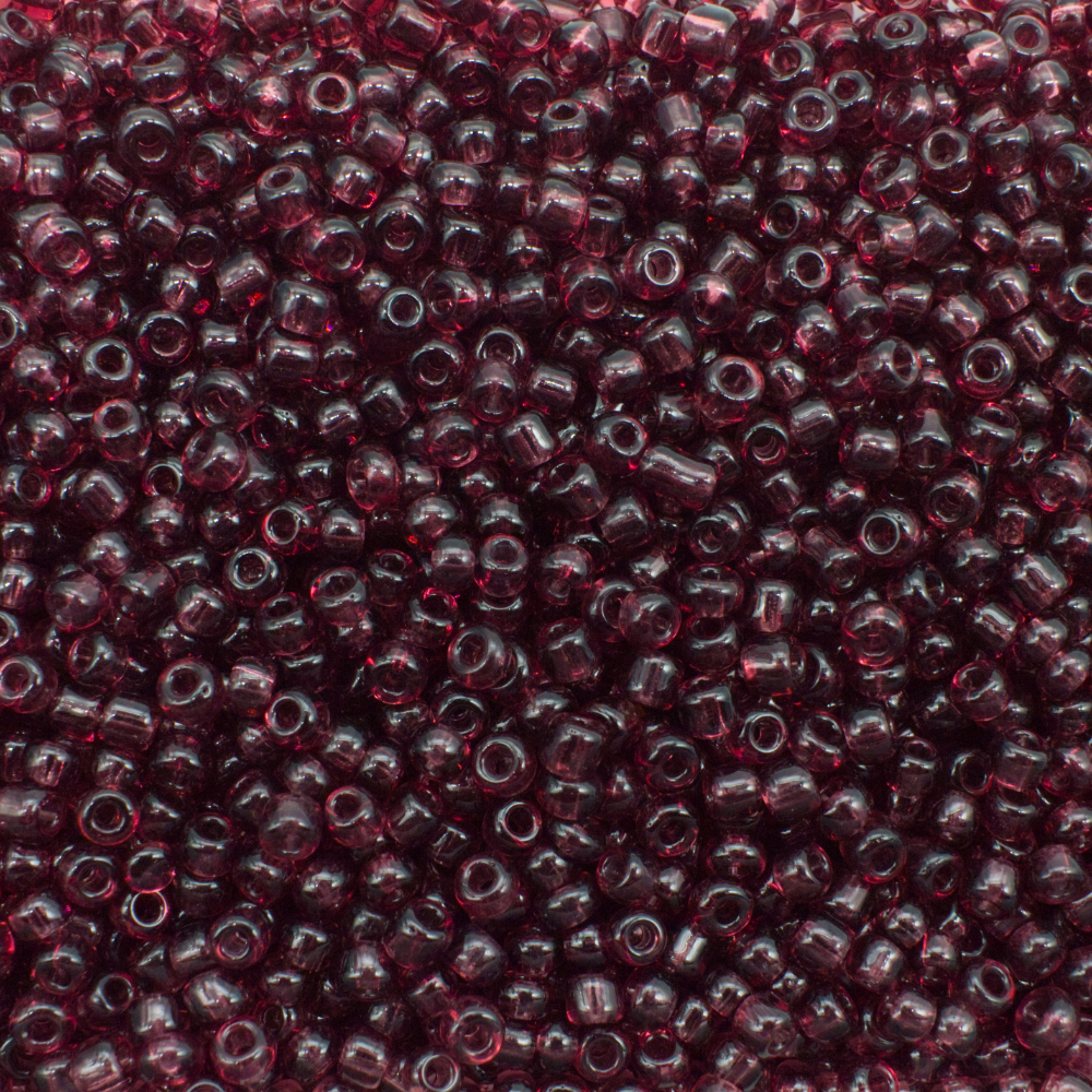 FGB Seed Bead Size 8 - Transparent Purple 50g