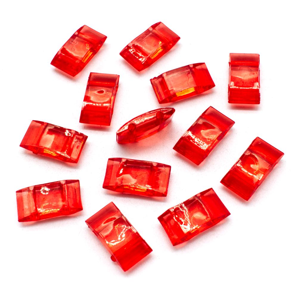 Carrier Beads 19x9x5mm 20pcs - Red