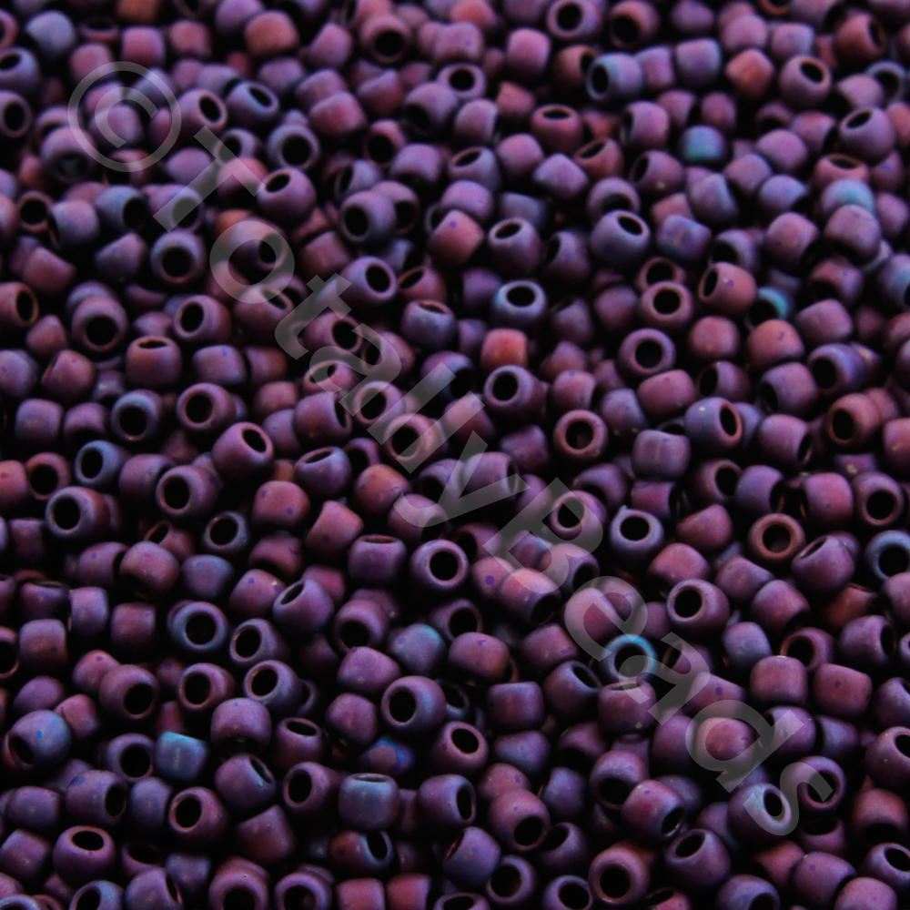 Toho Size 11 Seed Beads 10g - Matte Colour Andromeda
