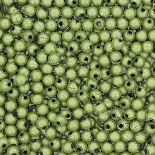 Miracle Beads - 4mm Round Lime Green 120pcs