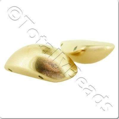 Acrylic Metalic - Half Dome Bead - Gold