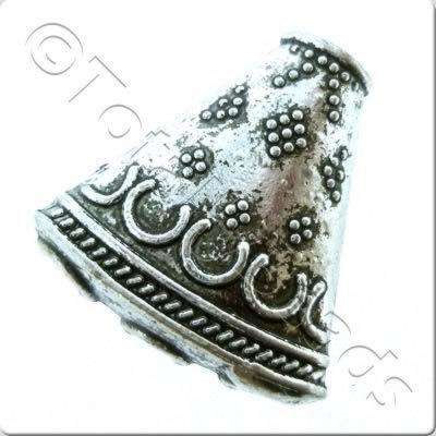 Antique Silver 3-1 Connector 23mm 2pcs