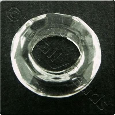 Crystal Pendant - Ring 15mm - Clear