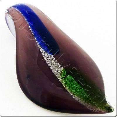 Lampwork Pendant - Drop 62mm - LPP42