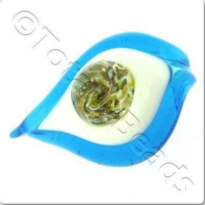 Lampwork Pendant - Shield 62mm - LPT45