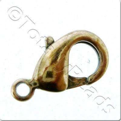 Lobster Clasp 12mm - Red Copper Plated
