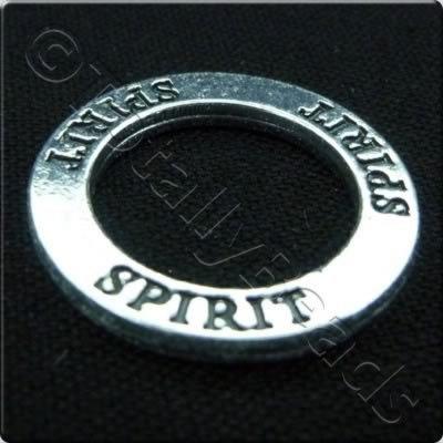 Tibetan Silver Message Ring - Spirit