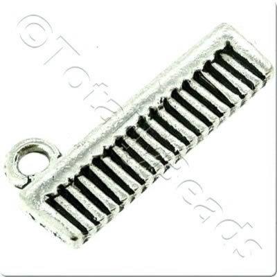 Tibetan Silver Charm - Comb 8pcs