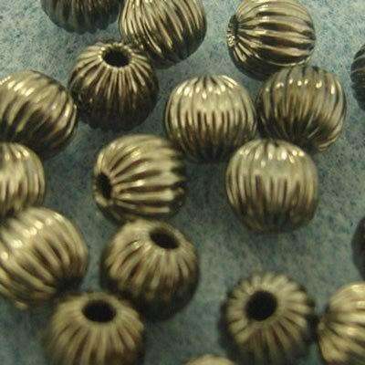 Watermelon - Round 6mm - Black 30pcs