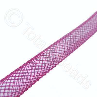 Nylon Mesh Tubing - 8mm Burgundy - 3m pck